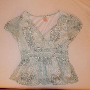 Floral V-Neck Blouse